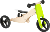 Laufrad-Trike 2 in 1 Gr&uuml;n aus Holz