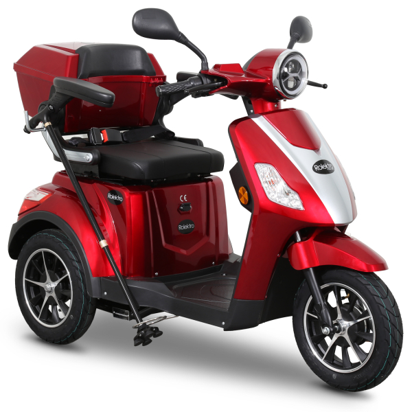 Rolektro E-Trike  25Km/h  V2 Rot  60V-20Ah Bleigell Akku  1000 Watt