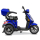 Rolektro E-Trike 25 Km/h  V2 Blau 60V-20Ah Akku 1000 Watt