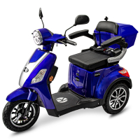Rolektro E-Trike 25 Km/h V3 Lithium Blau 60V-30Ah Akku 1000 Watt